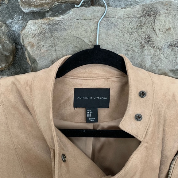 Adrienne Vittadini tan suede jacket - Picture 4 of 4